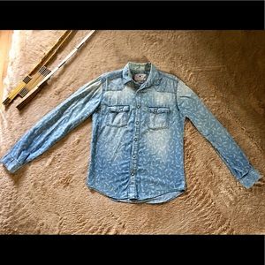 Zara man denim shirt